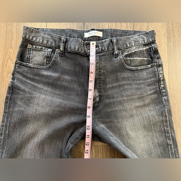 MOUSSY Vintage Dark Gray Wash Jeans Size 30 - Picture 4 of 12
